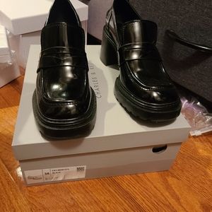 New Chales & Keith Penny Loafer Pumps - Black